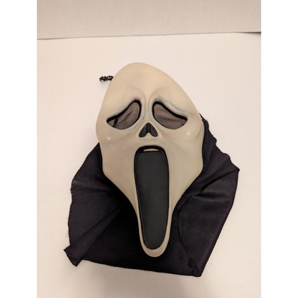 Easter Fun Other - VTG Ghost Face Plastic/Rubber Horror Movie Halloween Mask Easter Fun long chin